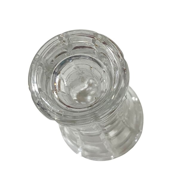 Vintage Mikasa Clear Glass Lot of 3 Items Candy Dish Bud Vase Home Decor Display - Picture 9 of 9